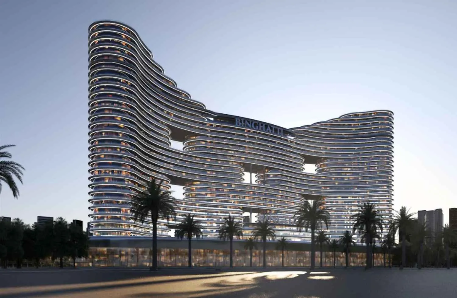 Binghatti Aquarise · render 1