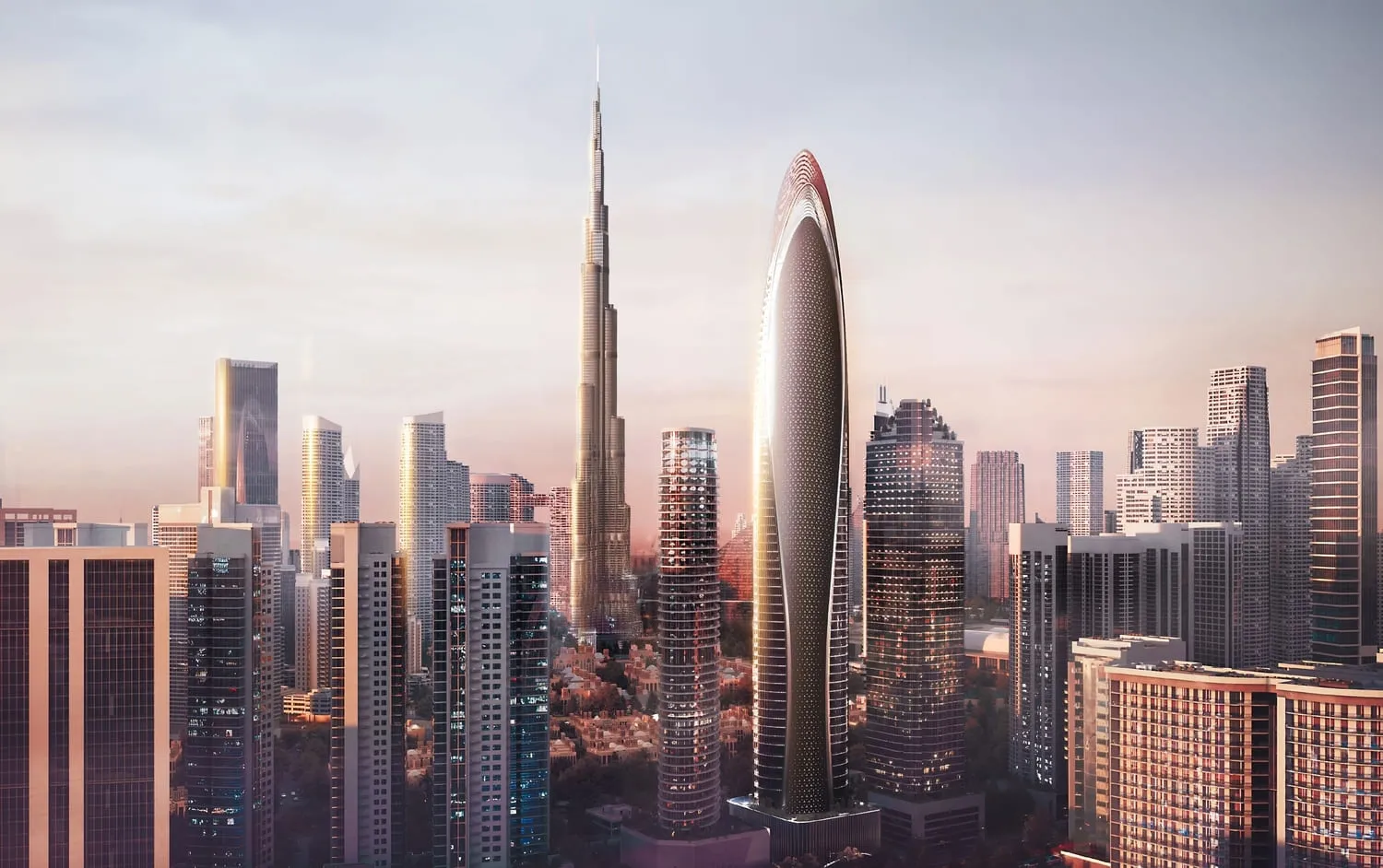 Mercedes-Benz Places by Binghatti · render 1