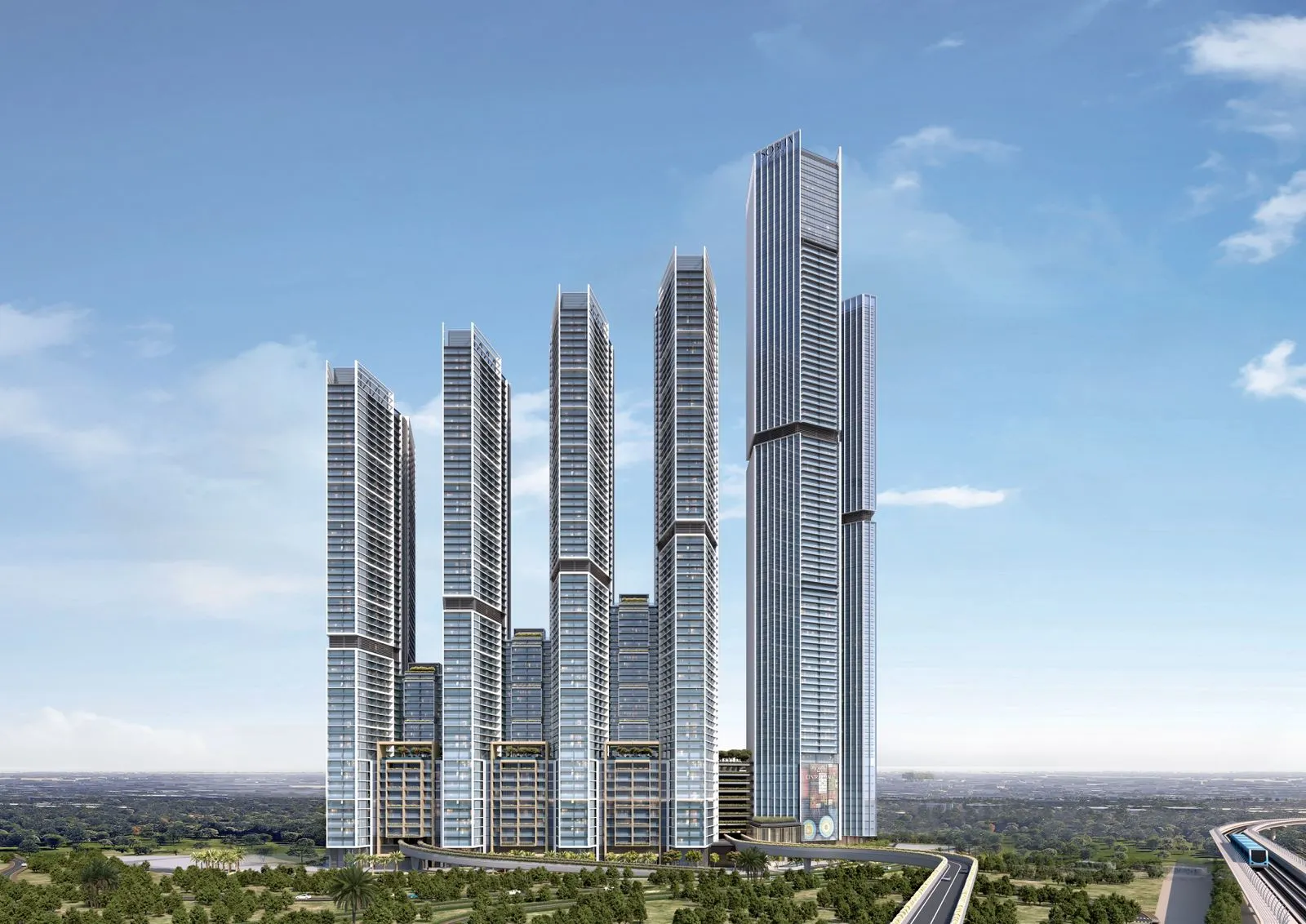 The Serene at Sobha Central · render 1