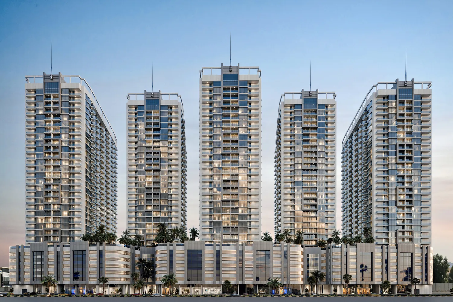 Ajman Creek Towers · render 1