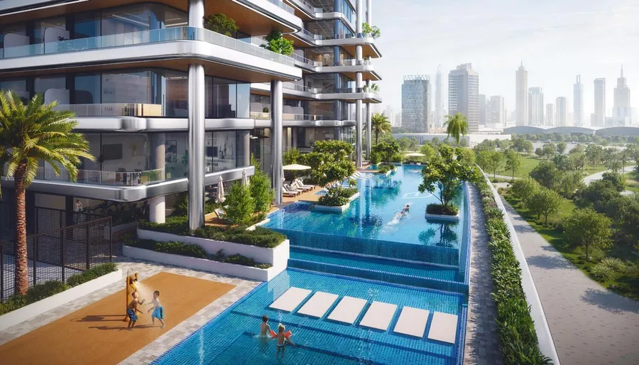  Kids Pool at Binghatti Hillside.