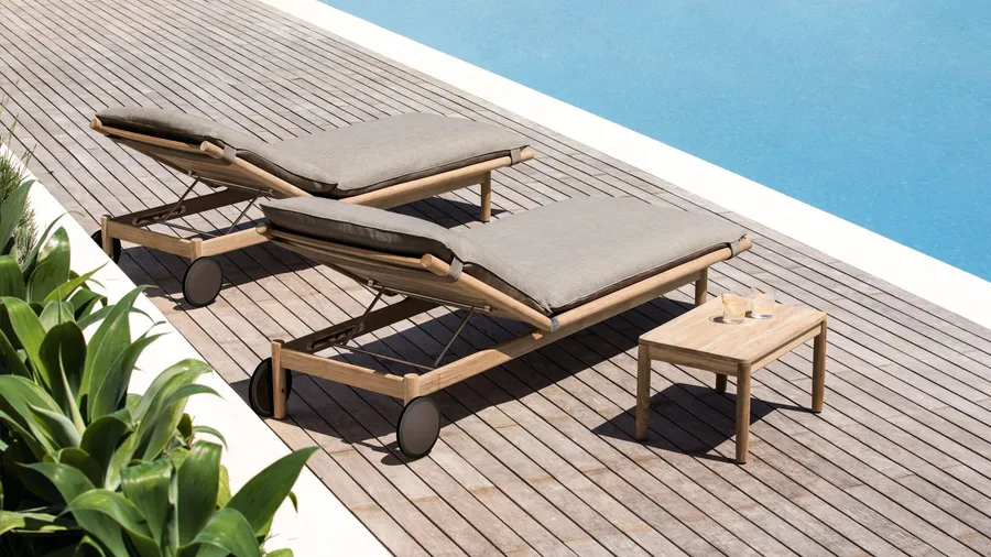 Pool Deck & Sunken Seating at Binghatti Hillside.